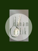 Großer silberner Servierlöffel aus Island von GAJ