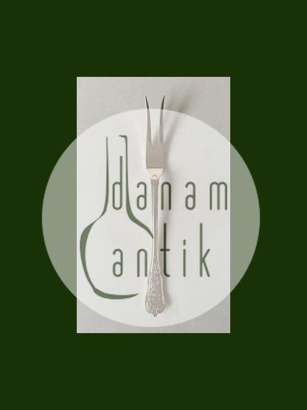 Anton Michelsen Rosenborg Sterling Sølv Kødgaffel