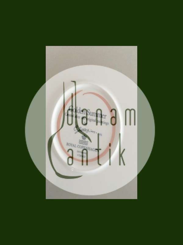 Royal Copenhagen Gylden Sommer Stor Spisetallerken No 422