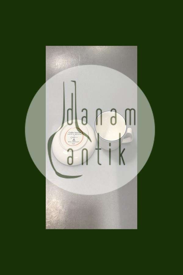 Royal Copenhagen Golden Summer Coffee Cup and Saucer No. 072+073