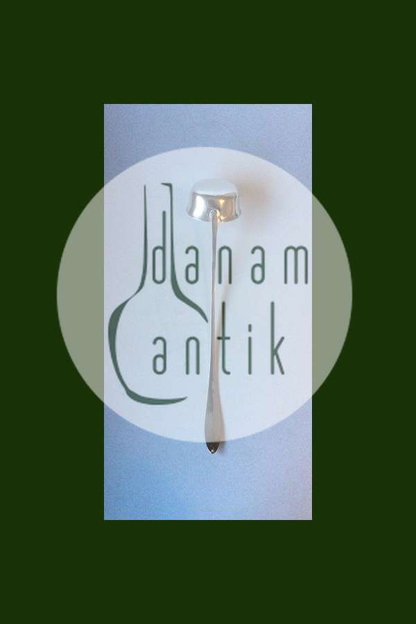 Stor suppeøse af sølv.