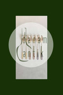 ELA Danmark Sæt på 6 stk. Mokkaskeer i forgyldt Sterling Sølv med farvet emalje