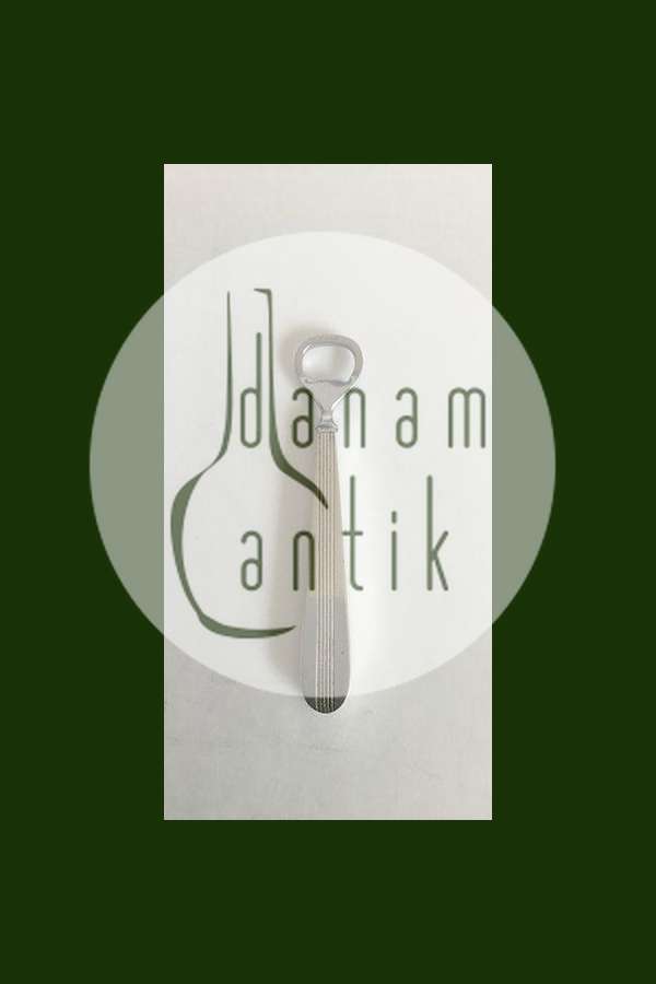 Axel Holm, København Sterling Sølv og Rustfrit Stål Øloplukker