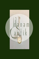 Silberlöffel mit Ornamenten und vergoldetem Löffel