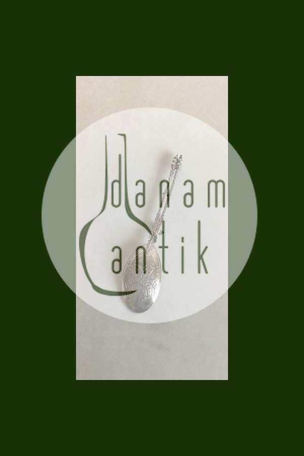 Gamle Norsk Brudeske med due og rener udført i sølv 13 lødig sølv