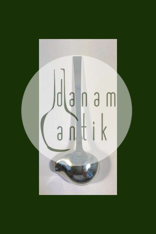 Hans Hansen Arvesølv 12 m gravering Sterling Sølv Sauceske L 17.5 cm