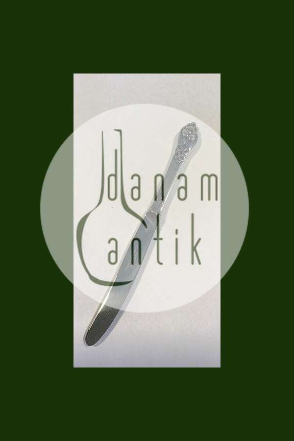 Evald Nielsen No. 2 Frugtkniv / Barnekniv i Sterling Sølv og Rustfrit Stål