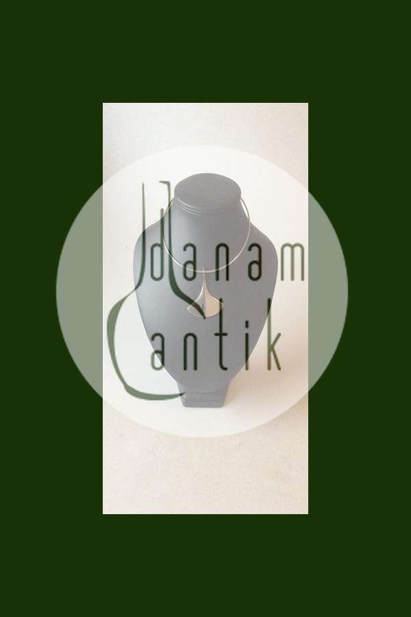 Hans Hansen Sterling Sølv Halsring med vedhæng No 323