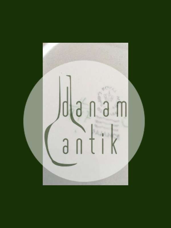 Royal Copenhagen Grøn Tranquebar Dyb Middagstallerken No 947