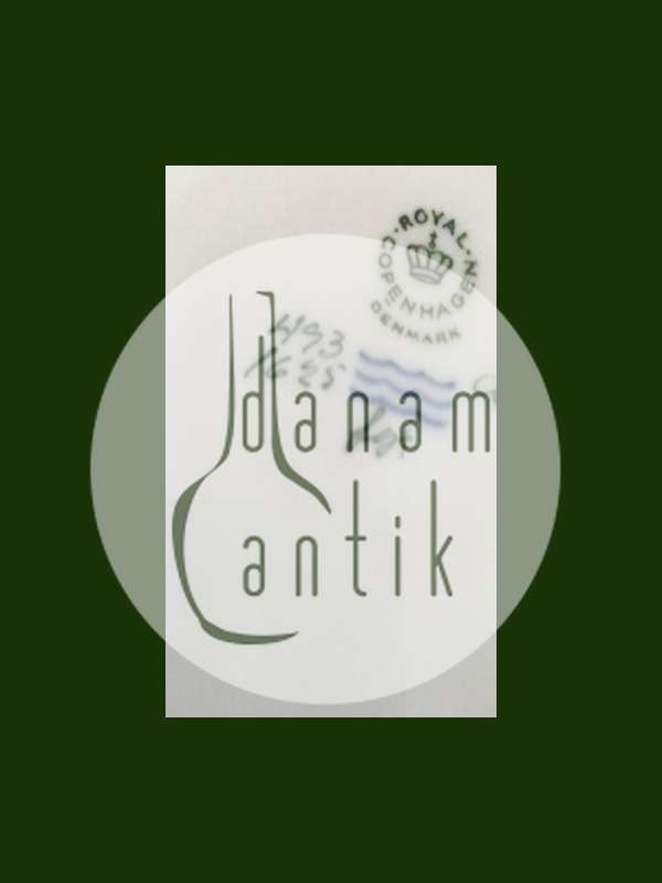 Royal Copenhagen Let Saksisk Blomst Sidetallerken No 1625