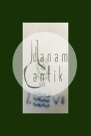 Royal Copenhagen Blauer geriffelter Teller mit halber Spitze Nr. 620