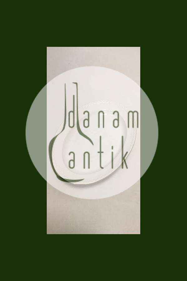 Royal Copenhagen Tradition Hvid Halvblonde m. Guld Ovalt servingsfad No 533