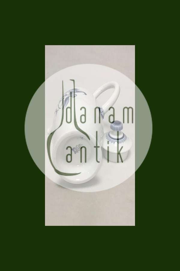 Bing & Grøndahl Jubilæumsstel / Blå Nellike Kaffekande