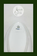 Royal Copenhagen Fuld Saksisk Blomst aflangt Fad No 1689