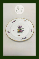 Royal Copenhagen Fuld Saksisk Blomst Frokosttallerken No 1632