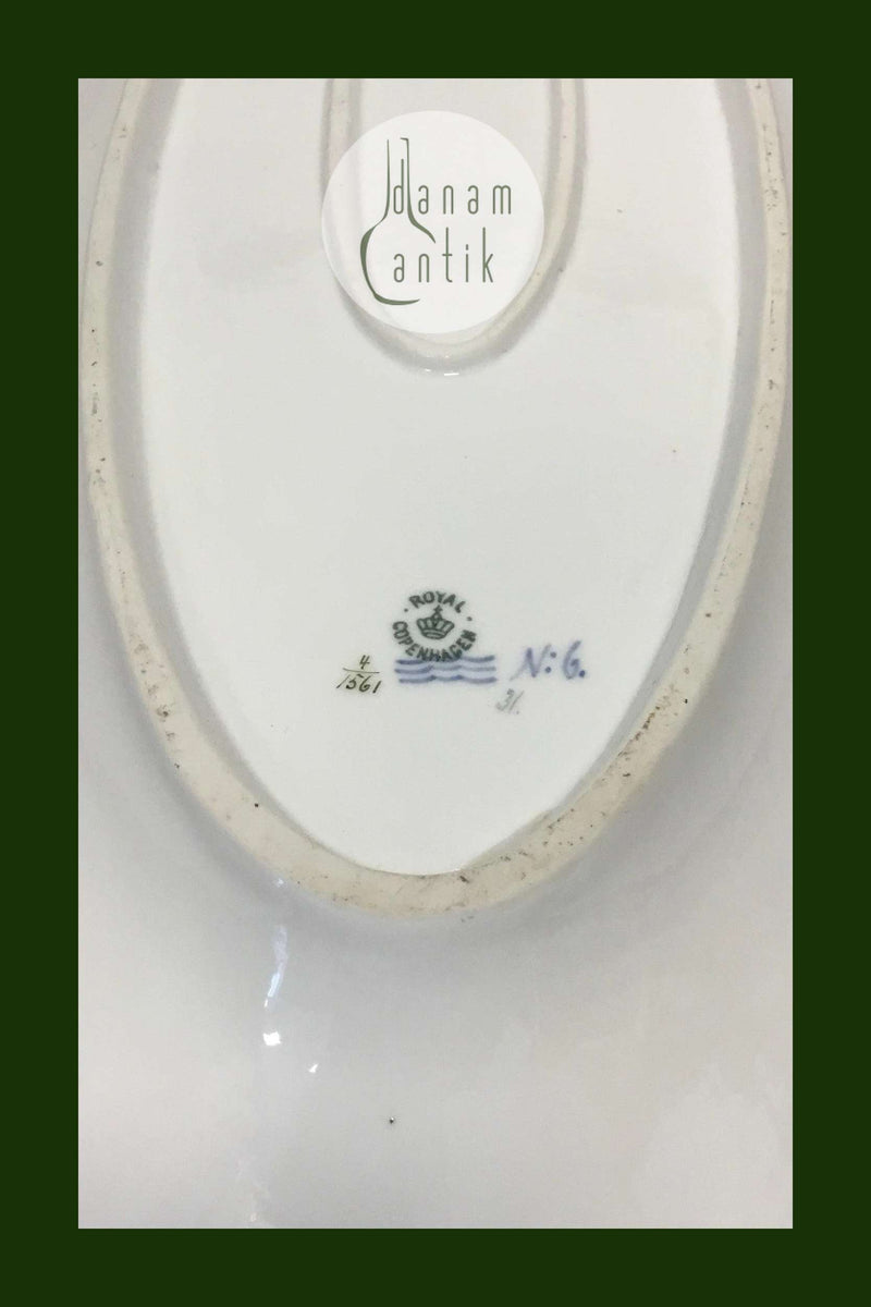 Royal Copenhagen Fuld Saksisk Blomst Fiskefad No 1561