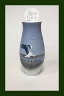 Bing & Grondahl Art Nouveau Vase with storked No 1302/6250