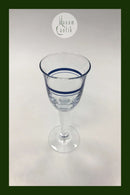 "Blå Klokke" Hvidvinsglas Holmegaard