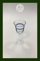 "Blå Klokke" Portvinsglas Holmegaard