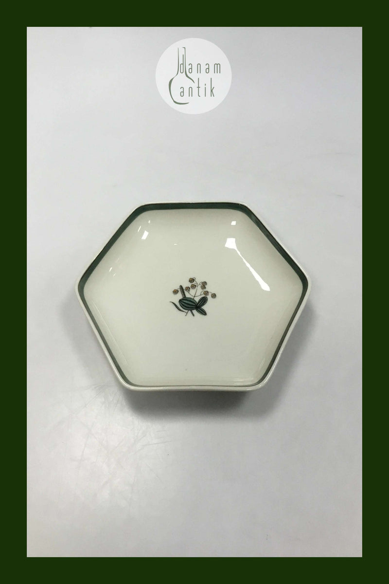 Royal Copenhagen Hjertegræs Sekskantet Sætteskål No 884/9784