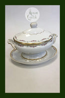 皇家哥本哈根套装第478号玫瑰花环与黄金大汤杯第9056号