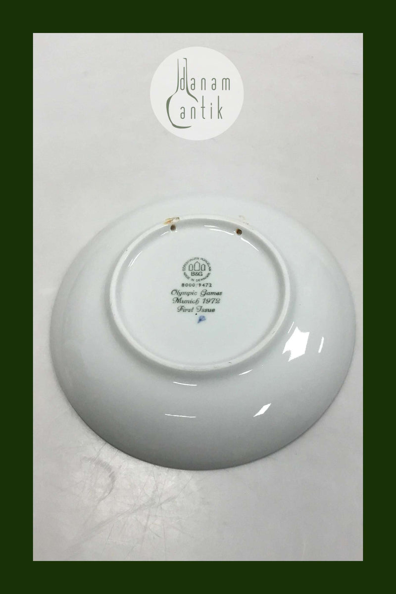 Bing & Grondahl Gedenkteller für die Olympischen Spiele 1972 in München Nr. 8000/9472