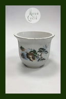 Porcelain flowerpot / flowerpot cover made in China