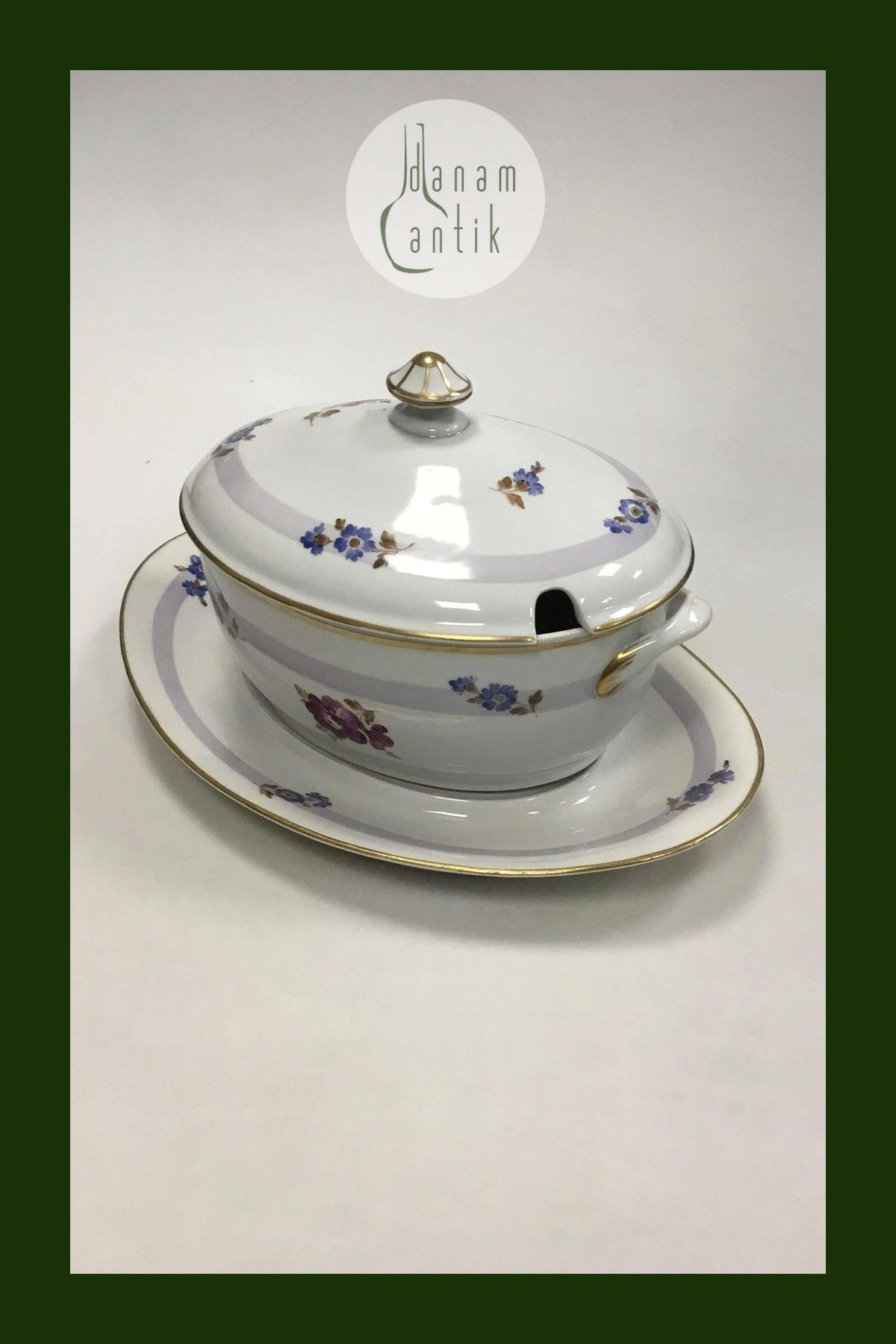 ロイヤルコペンハーゲン　テリーヌ ロイヤルコペンハーゲン セット No.597 テリーヌ（ソーサー付） No.9347