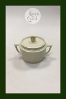 Royal Copenhagen Smooth Cream Pattern Sugar bowl with lid No 9479