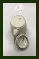 Royal Copenhagen Smooth Cream-colored Pattern with gold edge Teapot No 9534