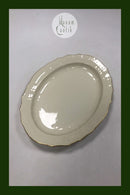 ロイヤルコペンハーゲン クリームウェルテッドウィズゴールド（セット1235）ラージオーバルディッシュ No 1556