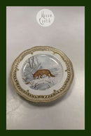 Royal Copenhagen Flora Danica Hunting Lunch Plate No 20/3554 mit durchbrochenem Rand.