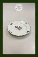 Royal Copenhagen Saksisk Blomst Let Bicelle Kagetallerken No 493/2032