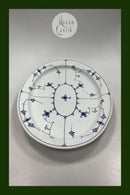 Große Vintage Royal Copenhagen Blau geriffelte Schale