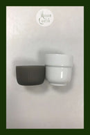 Royal Copenhagen Riflet Kontrast Espressotasse Nr. 493