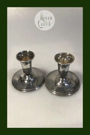 デンマーク製シルバーキャンドルスティック、H Fischer (2)