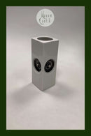 Royal Copenhagen Moderne Vase med Sølv Kugler