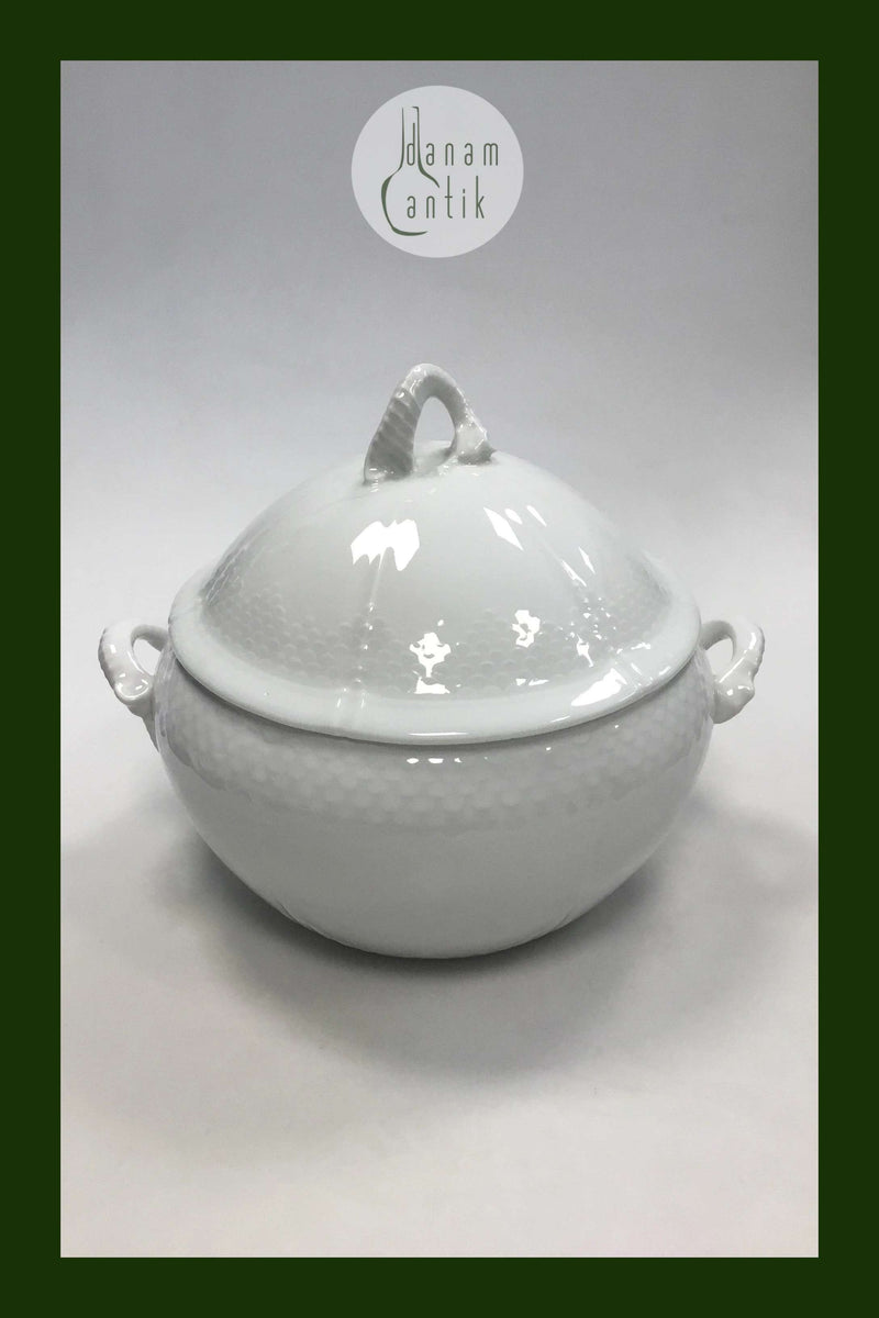 Bing & Grøndahl Elegance, Hvid Terrin No 666