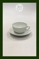 Bing & Grøndahl Elegance, Hvid Thekop med underkop No 473