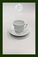ビング＆グロンダール エレガンス、ホワイト コーヒーカップ＆ソーサー 102号