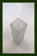 Glasvase med Facetslibninger