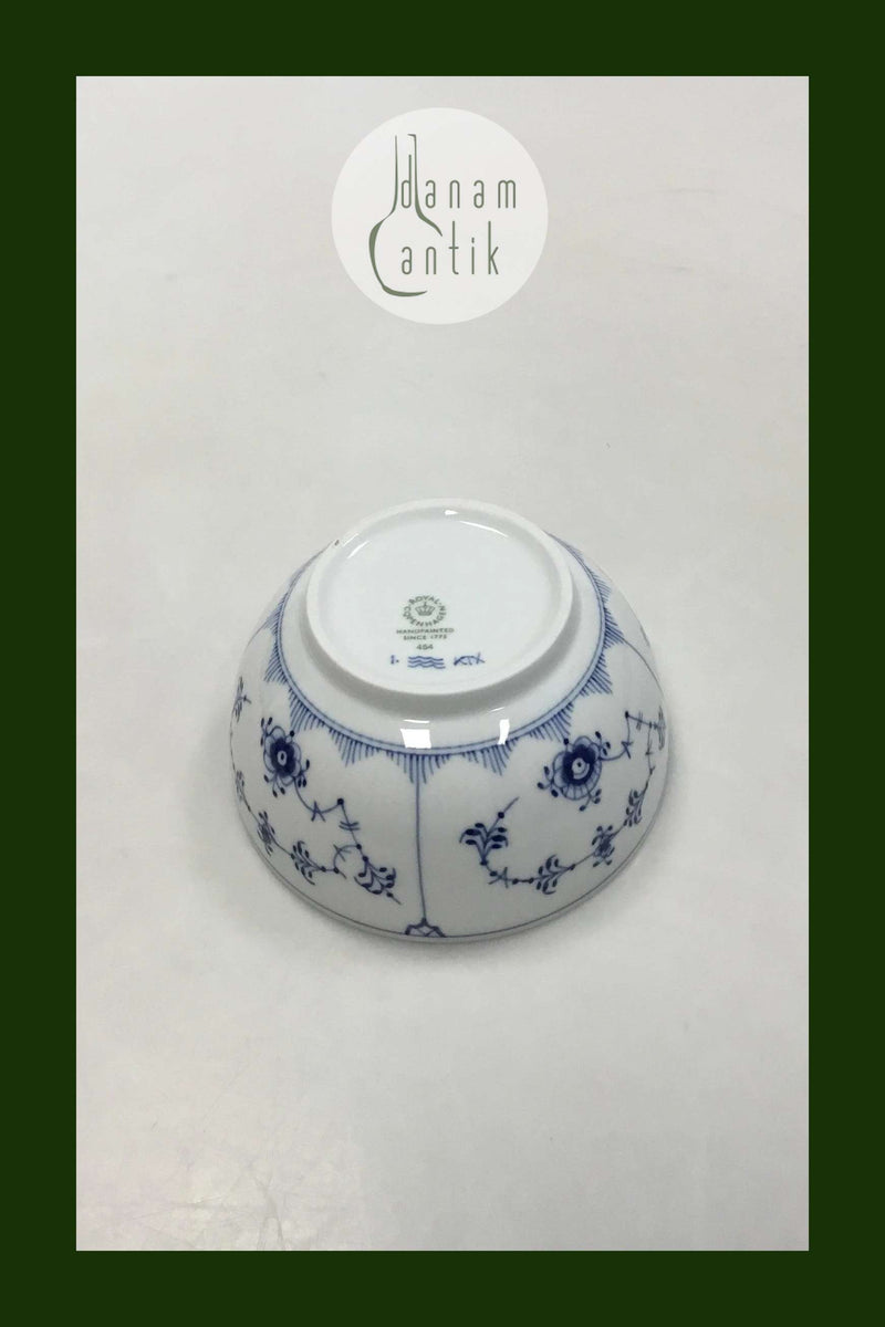 ロイヤルコペンハーゲン ブルーフルーテッドボウル No 454