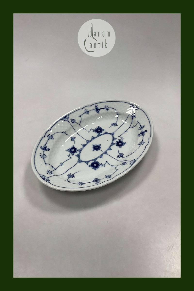 Bing og Grøndahl Blåmalet Musselmalet Serveringsfad No 318