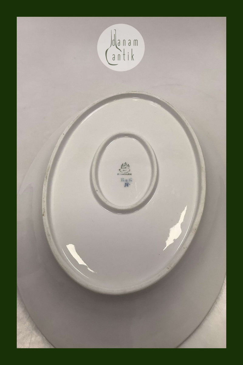 Bing og Grøndahl Blåmalet Musselmalet Serveringsfad