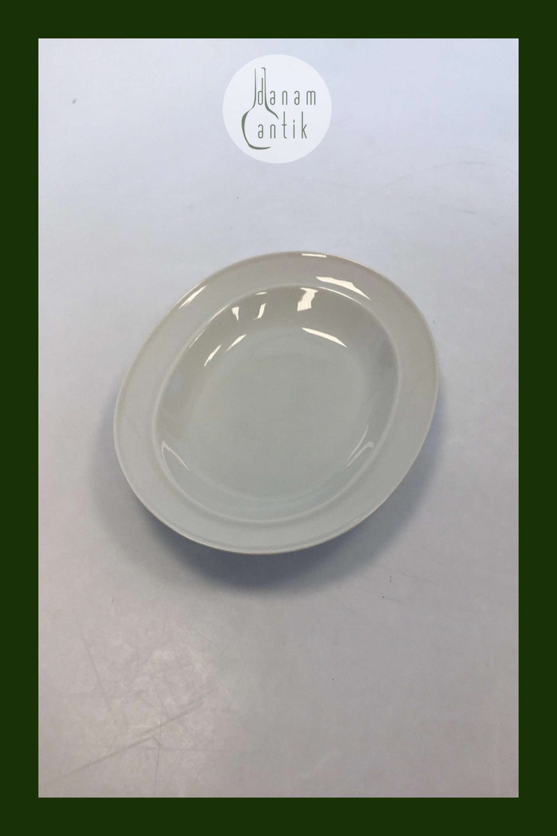 Bing & Grøndahl Henning Koppel Hvid Ovalt Serveringsfad No 314