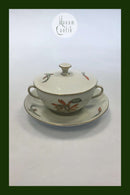 Bing & Grøndahl Kaktus Bouillonkop med låg og underkop No 481 og 247