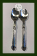 Cohr Herregaard Silver / Steel Salad Set