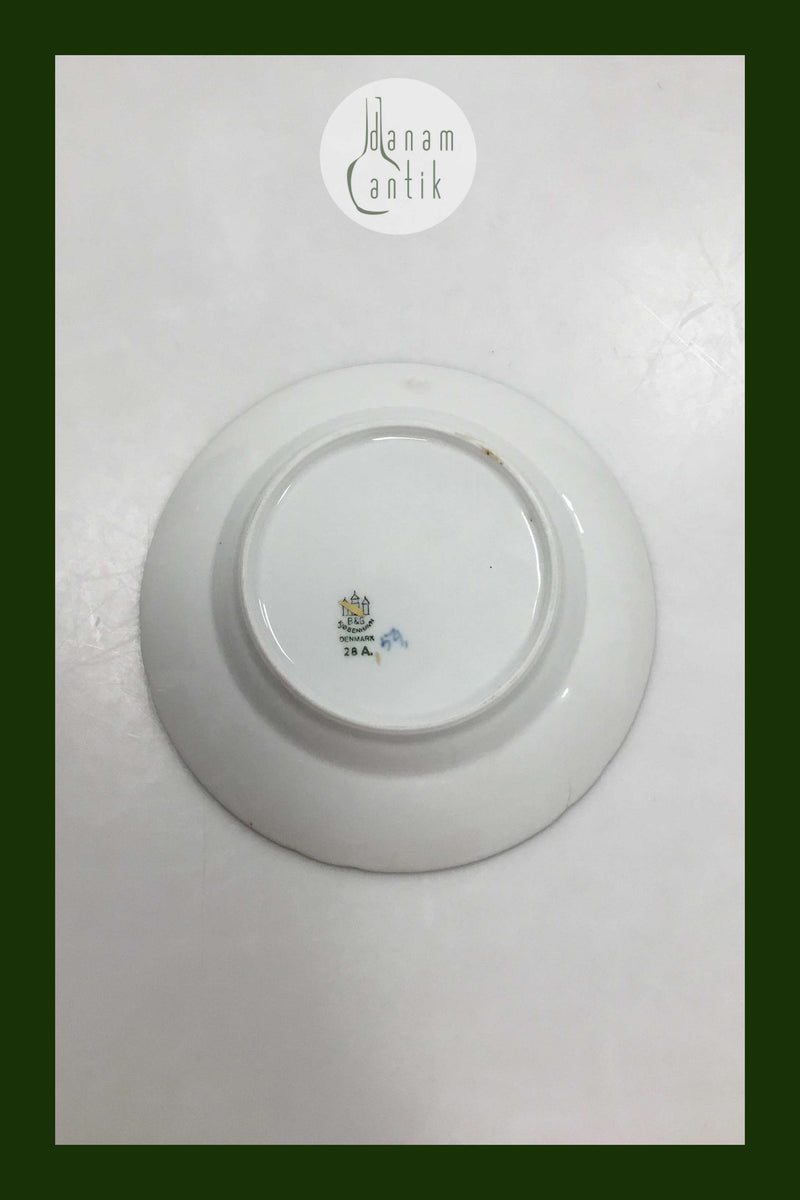 Bing & Grøndahl Sommerfugl med Guld Kagetallerken No 28A