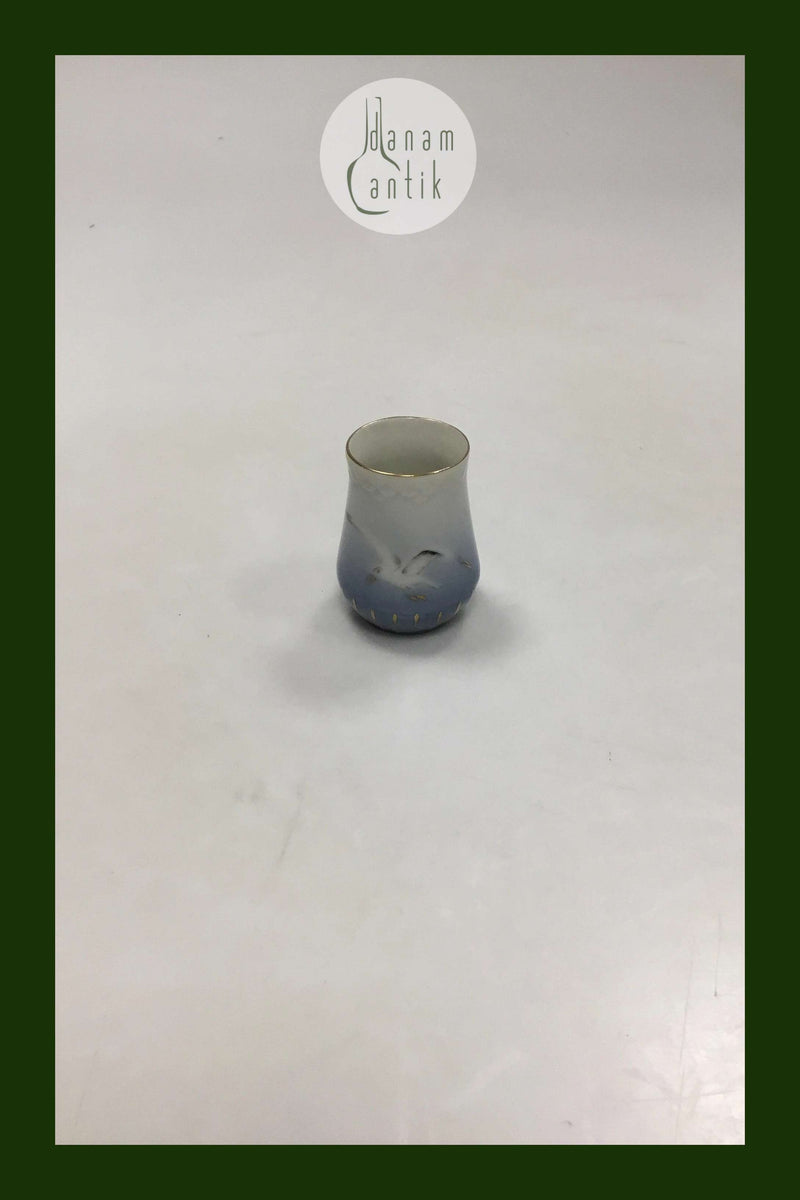 Bing & Grøndahl Måge med Guld Lille Sennepskrukke uden Låg No. 52C/551