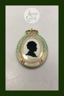 Royal Copenhagen Silhouette Flora Danica Royalty platte Dronning Louise No RC-S2